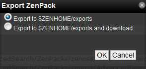 Export ZenPack