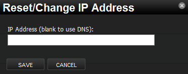 Reset IP Dialog