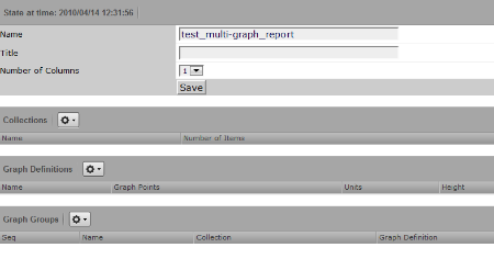 Multi-Graph Report Edit Page