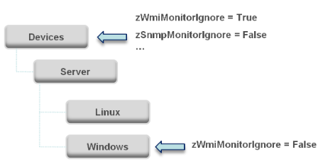 Device Class Hierarchy - Locally Defined Value (Override)