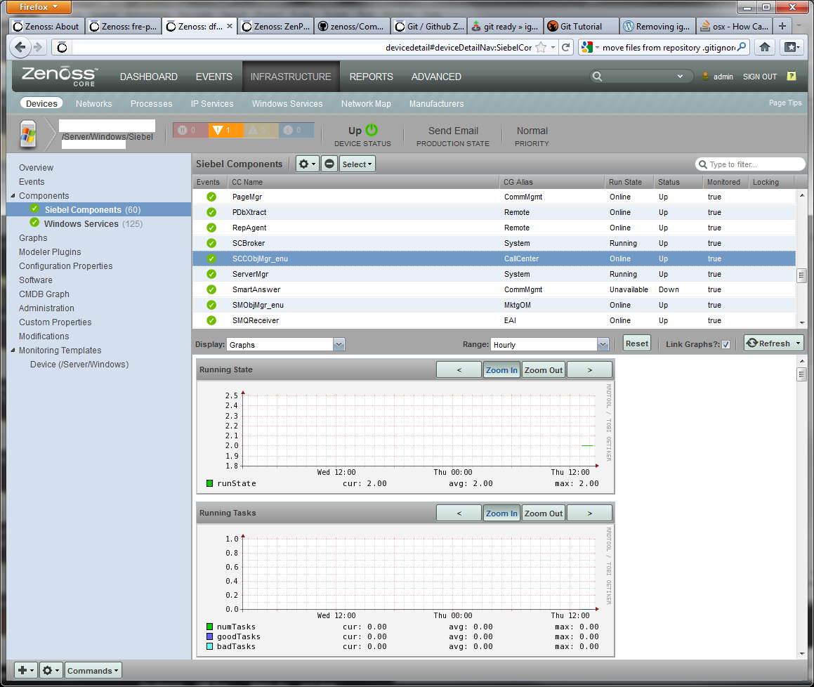 Siebel CRM Components Open Source Network Monitoring and Systems